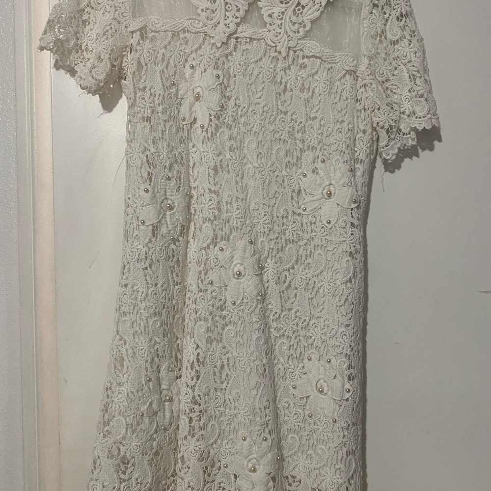 Used off white dress
